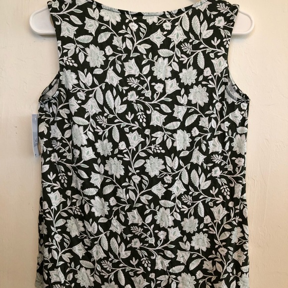 CROFT & BARROW Womens Semi Loose Sleeveless Top Size Small Petite Stretch New - Picture 8 of 9